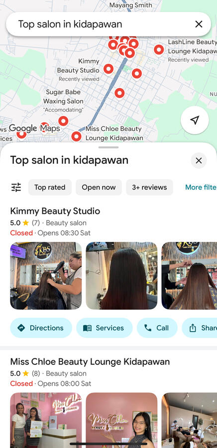 Kimmy Beauty Studio’s landing pages Kimmy Beauty Studio’s landing pages